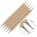 Instrumente de punctie cu 2 capete ISP002CC, 5 bucati cu maner din lemn Instrumente de punctie cu 2 capete ISP002CC, 5 bucati cu maner din lemn